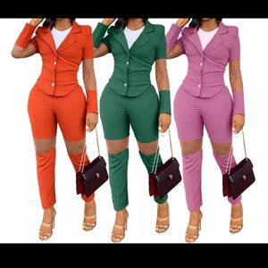 Women’s Tracksuit, 2 Piece available in Orange only